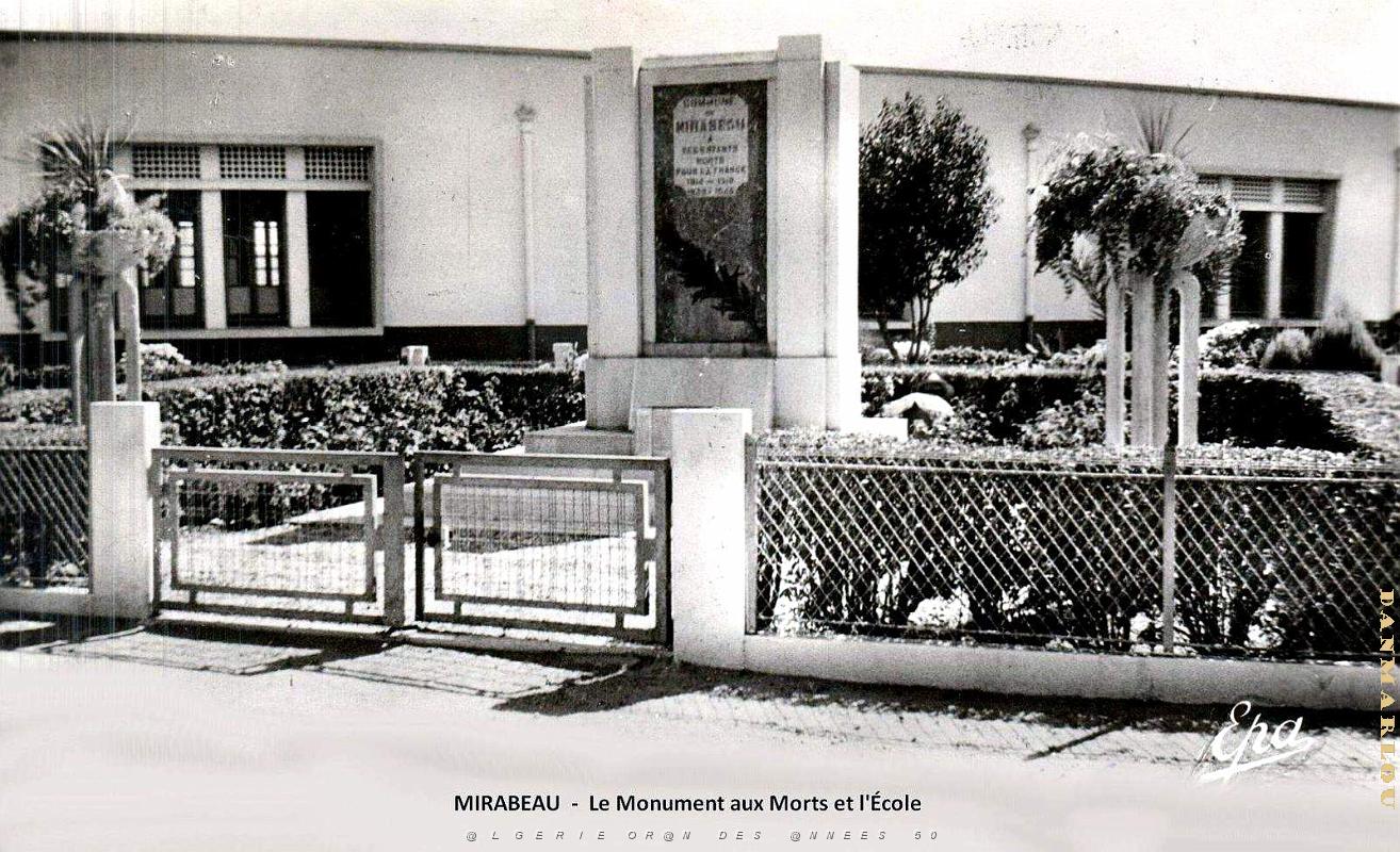 Mirabeau - Monument aux Morts et Ecole.jpg